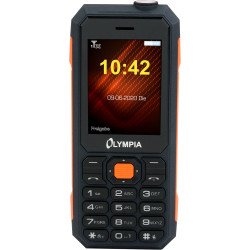 Olympia Active Outdoor 6,1 cm (2.4") 112 g Noir, Orange Téléphone d'entrée de gamme
