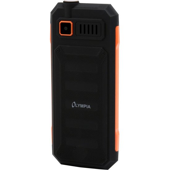 Olympia Active Outdoor 6,1 cm (2.4") 112 g Noir, Orange Téléphone d'entrée de gamme