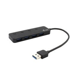 i-tec USB 3.0 Metal HUB 4 Port with individual On/Off Switches i-tec USB 3.0 Metal HUB 4 Port with individual On/Off Switches