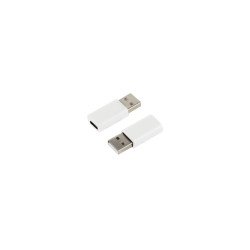 S/CONN maximum connectivity 14-05031 changeur de genre de câble USB 2.0 Type-A USB 3.1 Type-C Blanc