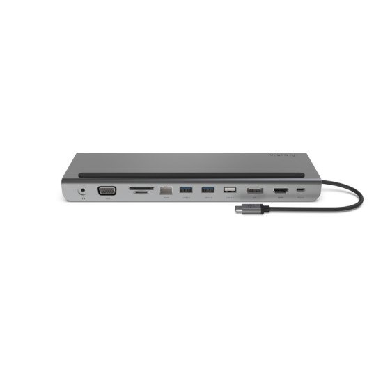 Belkin INC004BTSGY station d'accueil Avec fil USB 3.2 Gen 1 (3.1 Gen 1) Type-C Noir, Gris