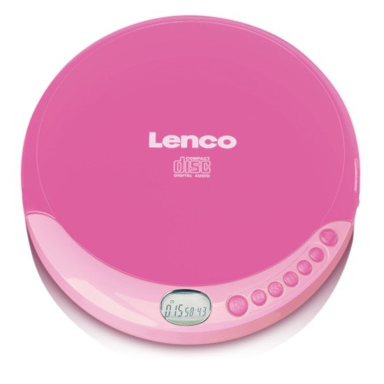 Lenco CD-011 Lecteur CD portable Rose