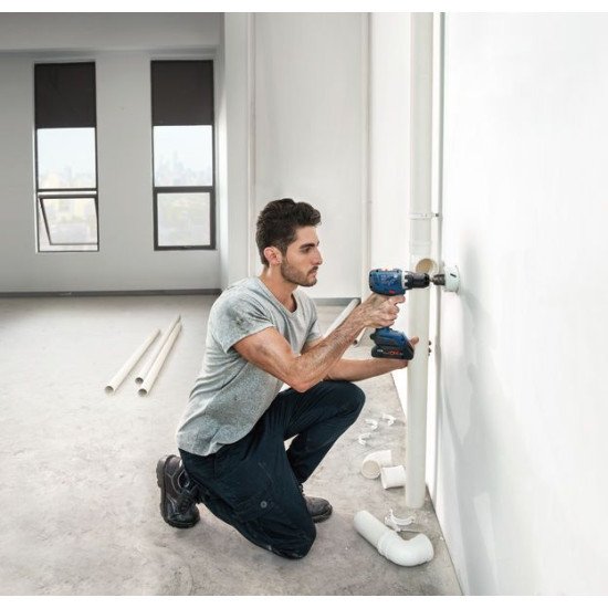Bosch GSR 18V-65 2100 tr/min Clé 1,06 kg Noir, Bleu