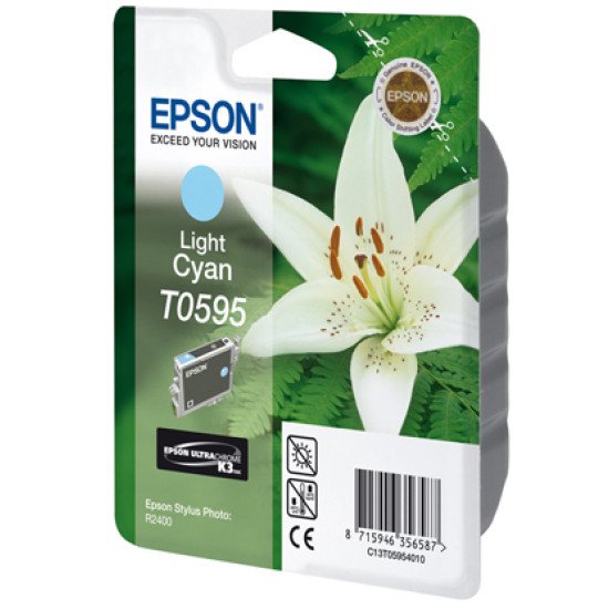 Epson T0595 Cartouche encre Light cyan Epson T0595 Cartouche encre Light cyan