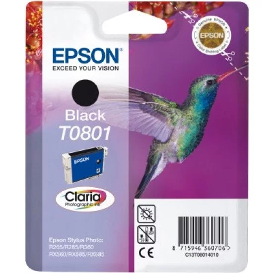 Epson T0801 Cartouche encre Noir Epson T0801 Cartouche encre Noir