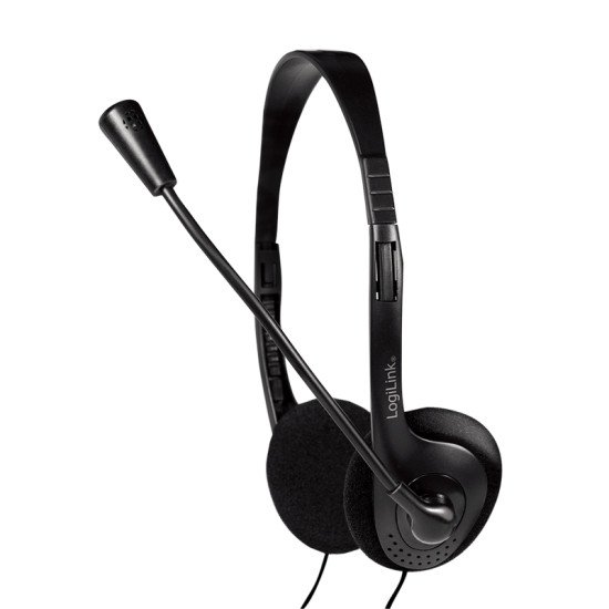 LogiLink HS0052 écouteur/casque Arceau Noir