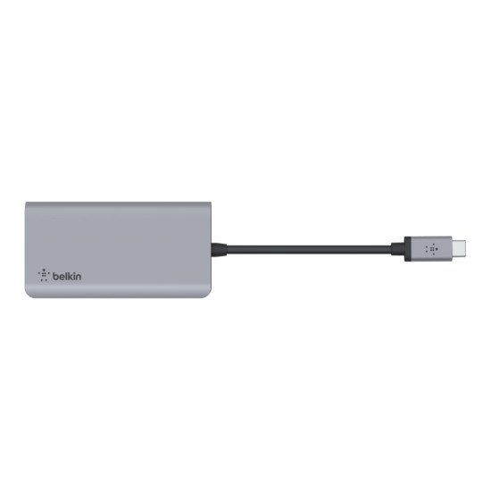 Belkin AVC006btSGY USB 3.2 Gen 1 (3.1 Gen 1) Type-C 5000 Mbit/s Argent