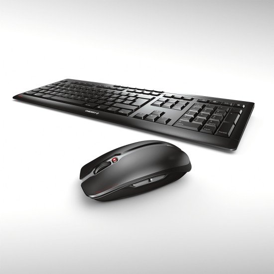 CHERRY Stream Desktop clavier RF sans fil QWERTZ DE Noir