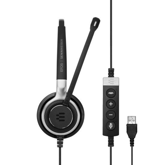 EPOS | Sennheiser IMPACT SC 660 USB ML Casque Arceau USB Type-A Noir, Argent