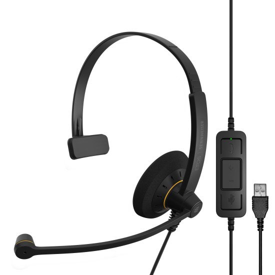 EPOS | Sennheiser IMPACT SC 30 USB ML Casque Arceau USB Type-A Noir