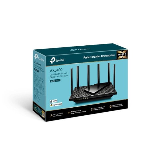 TP-LINK Archer AX73 routeur sans fil Gigabit Ethernet Bi-bande (2,4 GHz / 5 GHz) Noir