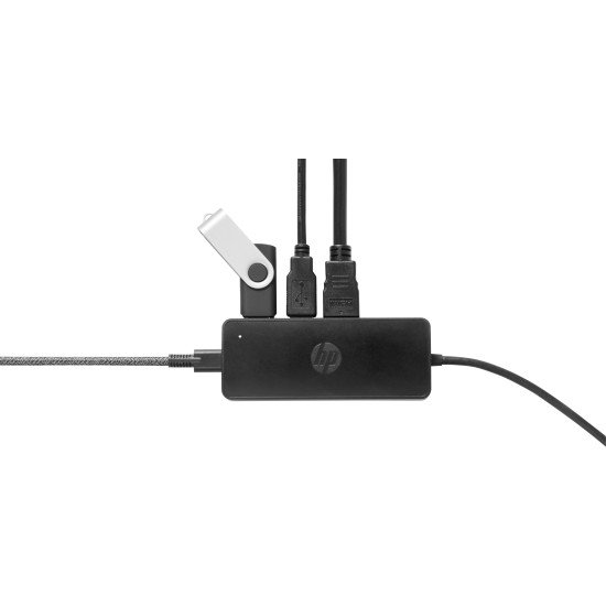 HP USB-C Travel Hub G2 Avec fil USB 3.2 Gen 1 (3.1 Gen 1) Type-C Noir