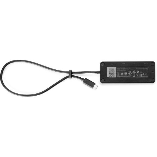 HP USB-C Travel Hub G2 Avec fil USB 3.2 Gen 1 (3.1 Gen 1) Type-C Noir