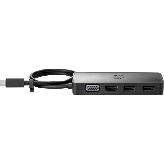 HP USB-C Travel Hub G2 Avec fil USB 3.2 Gen 1 (3.1 Gen 1) Type-C Noir