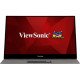 Viewsonic TD1655 moniteur à écran tactile 39,6 cm (15.6") 1920 x 1080 pixels Plusieurs pressions Multi-utilisateur Noir, Argent