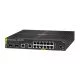 HPE Aruba 6100 12G Class4 PoE 2G/2SFP+ 139W Géré L3 Gigabit Ethernet (10/100/1000) Connexion Ethernet POE 1U Noir HPE Aruba 6100 12G Class4 PoE 2G/2SFP+ 139W Géré L3 Gigabit Ethernet (10/100/1000) Connexion Ethernet POE 1U Noir