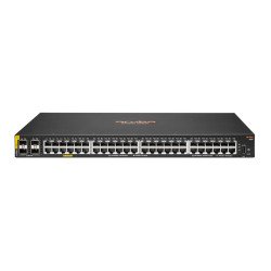 HPE Aruba 6100 48G Class4 PoE 4SFP+ 370W Géré L3 Gigabit Ethernet 1U Noir
