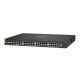 HPE Aruba 6100 48G Class4 PoE 4SFP+ 370W Géré L3 Gigabit Ethernet (10/100/1000) Connexion Ethernet, supportant l'alimentation via ce port (PoE) 1U Noir