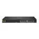 HPE Aruba 6100 24G Class4 PoE 4SFP+ 370W Géré L3 Gigabit Ethernet 1U Noir