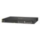 HPE Aruba 6100 24G Class4 PoE 4SFP+ 370W Géré L3 Gigabit Ethernet 1U Noir