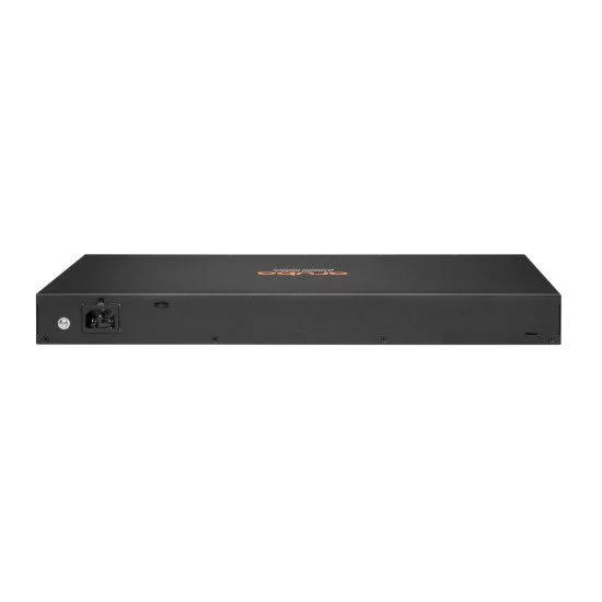 HPE Aruba 6100 24G Class4 PoE 4SFP+ 370W Géré L3 Gigabit Ethernet 1U Noir