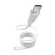 PanzerGlass empower by ® Magnetic 240W USB-C to USB-C Cable | USB 2.0 | 1.5M | Silver White Protection d'écran transparent Universel 1 pièce(s)