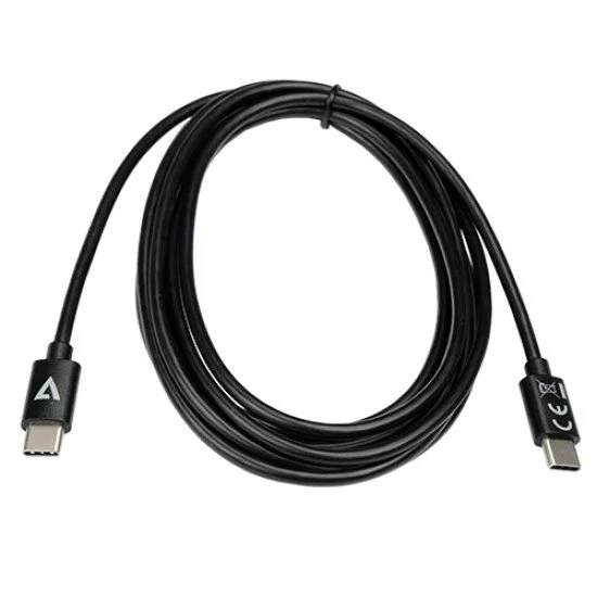 V7 V7USB2C-2M câble USB USB 2.0 USB C Noir V7 V7USB2C-2M câble USB USB 2.0 USB C Noir