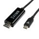 V7 V7UCHDMI-2M câble vidéo et adaptateur USB Type-C HDMI Noir