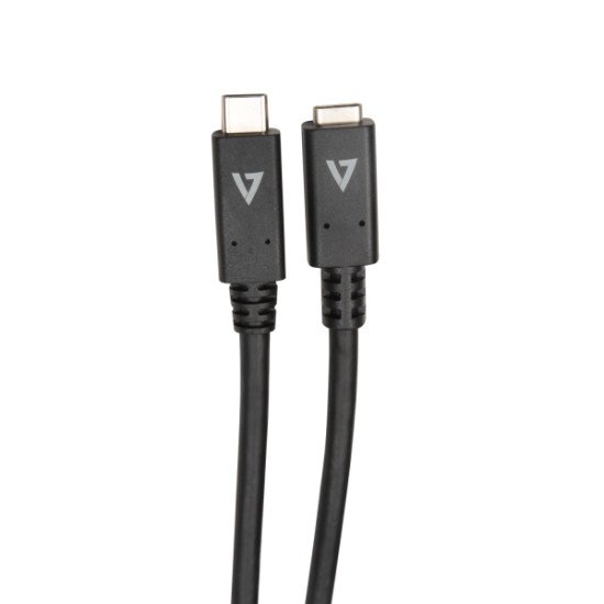 V7 V7UC3EXT-2M câble USB USB 3.2 Gen 1 (3.1 Gen 1) USB C Noir