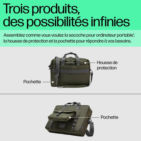 HP Sacoche modulaire pour ordinateur portable 15,6 pouces HP Sacoche modulaire pour ordinateur portable 15,6 pouces