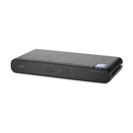 Belkin Universal 2nd Gen Secure commutateur écran, clavier et souris Grille de montage Noir Belkin Universal 2nd Gen Secure commutateur écran, clavier et souris Grille de montage Noir