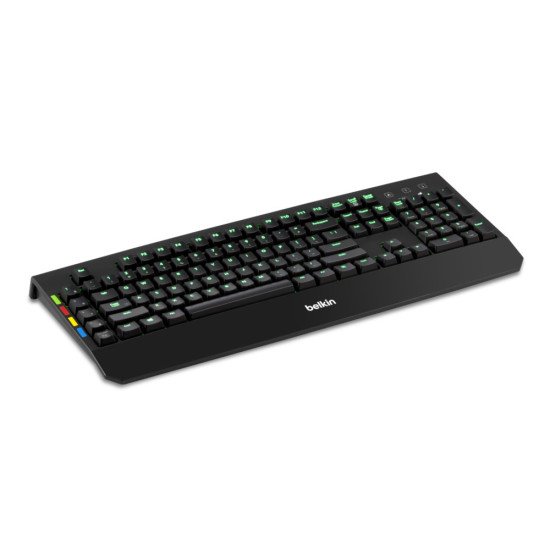 Belkin F1DN008KBD clavier USB QWERTY Anglais Noir