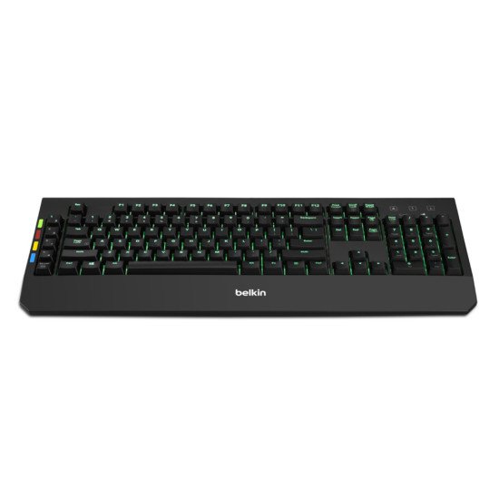 Belkin F1DN008KBD clavier USB QWERTY Anglais Noir