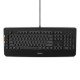 Belkin F1DN008KBD clavier USB QWERTY Anglais Noir