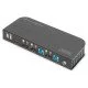 Digitus Commutateur KVM, 2 ports, 4K 60 Hz, 2 x entrées DP, 1 x sortie DP/HDMI Digitus Commutateur KVM, 2 ports, 4K 60 Hz, 2 x entrées DP, 1 x sortie DP/HDMI