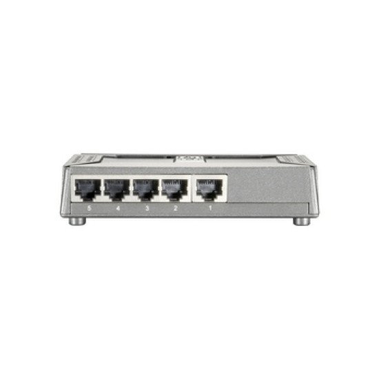 LevelOne FSW-0508TX commutateur réseau Non-géré Fast Ethernet (10/100) Noir, Gris