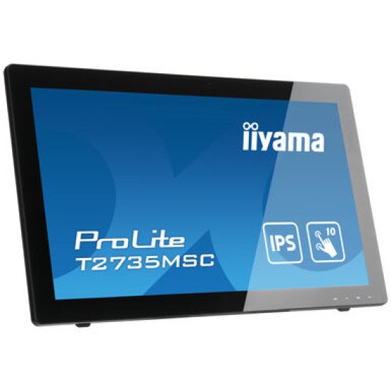 iiyama ProLite T2735MSC-B3 moniteur à écran tactile 68,6 cm (27") 1920 x 1080 pixels Plusieurs pressions Noir