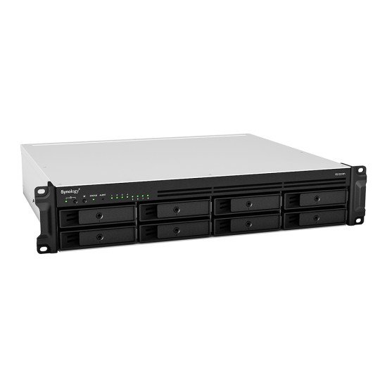 Synology RackStation RS1221RP+ serveur de stockage NAS Rack (2 U) Ethernet/LAN Noir V1500B