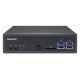 Shuttle XPС slim DA320 1,35L mini PC Noir Emplacement AM4