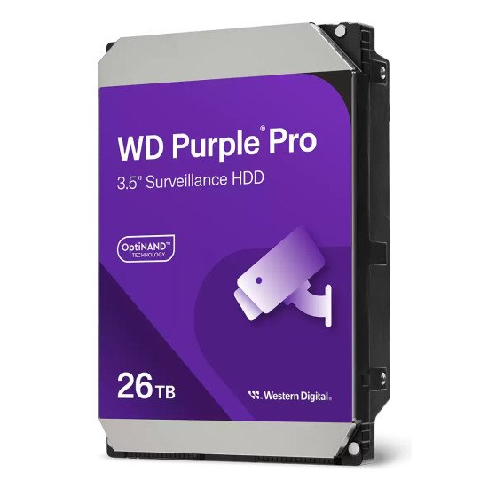 Western Digital Purple Pro WD240PURP disque dur 26 To 7200 tr/min 3.5" Série ATA III Western Digital Purple Pro WD240PURP disque dur 26 To 7200 tr/min 3.5" Série ATA III