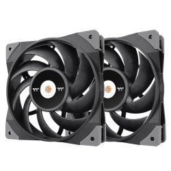 Thermaltake TOUGHFAN 12 Boitier PC Ventilateur 12 cm Noir 2 pièce(s)