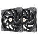 Thermaltake TOUGHFAN 12 Boitier PC Ventilateur 12 cm Noir 2 pièce(s) Thermaltake TOUGHFAN 12 Boitier PC Ventilateur 12 cm Noir 2 pièce(s)