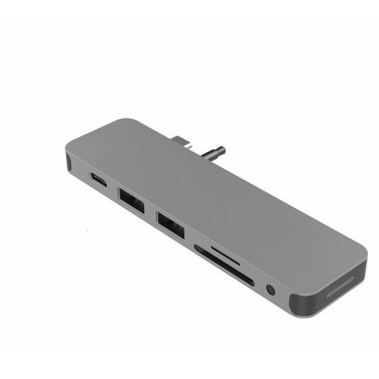 Sanho HyperDrive SOLO 7-in-1 Avec fil USB 3.2 Gen 1 (3.1 Gen 1) Type-C Gris