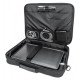 Manhattan Sacoche PC portable Cambridge 15,6", clamshell, noire, ÉCONOMIQUE, poche accessoires, compartiment documents, bandoulière amovible, équiv. Targus TAR300, garantie 3 ans