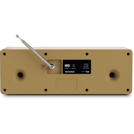 TechniSat DIGITRADIO 3 Personnel Analogique et numérique Noir, Gris, Bois