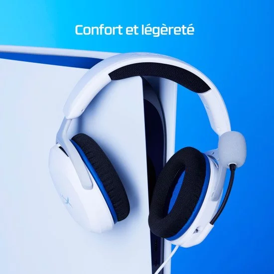 HyperX Casques gamer Cloud Stinger 2 Core PS blancs