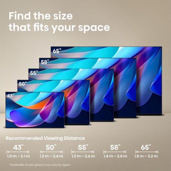 Hisense 43A6S 109,2 cm (43") 4K Ultra HD Smart TV Wifi Noir