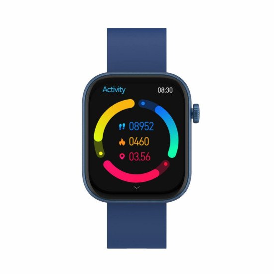 Denver SWC-185BU smartwatche et montre de sport 4,7 cm (1.85") AMOLED Numérique 390 x 450 pixels Écran tactile Bleu