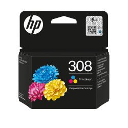 HP 308 Cartouche d'encre authentique Trois couleurs