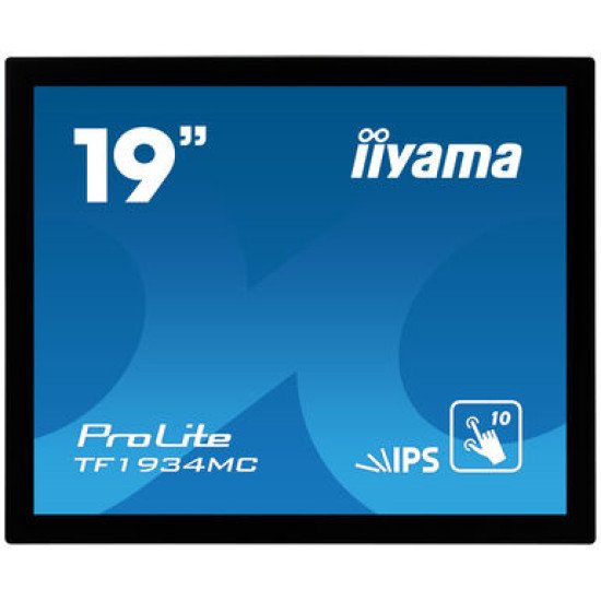 iiyama ProLite TF1934MC-B7X moniteur à écran tactile 48,3 cm (19") 1280 x 1024 pixels Plusieurs pressions Noir